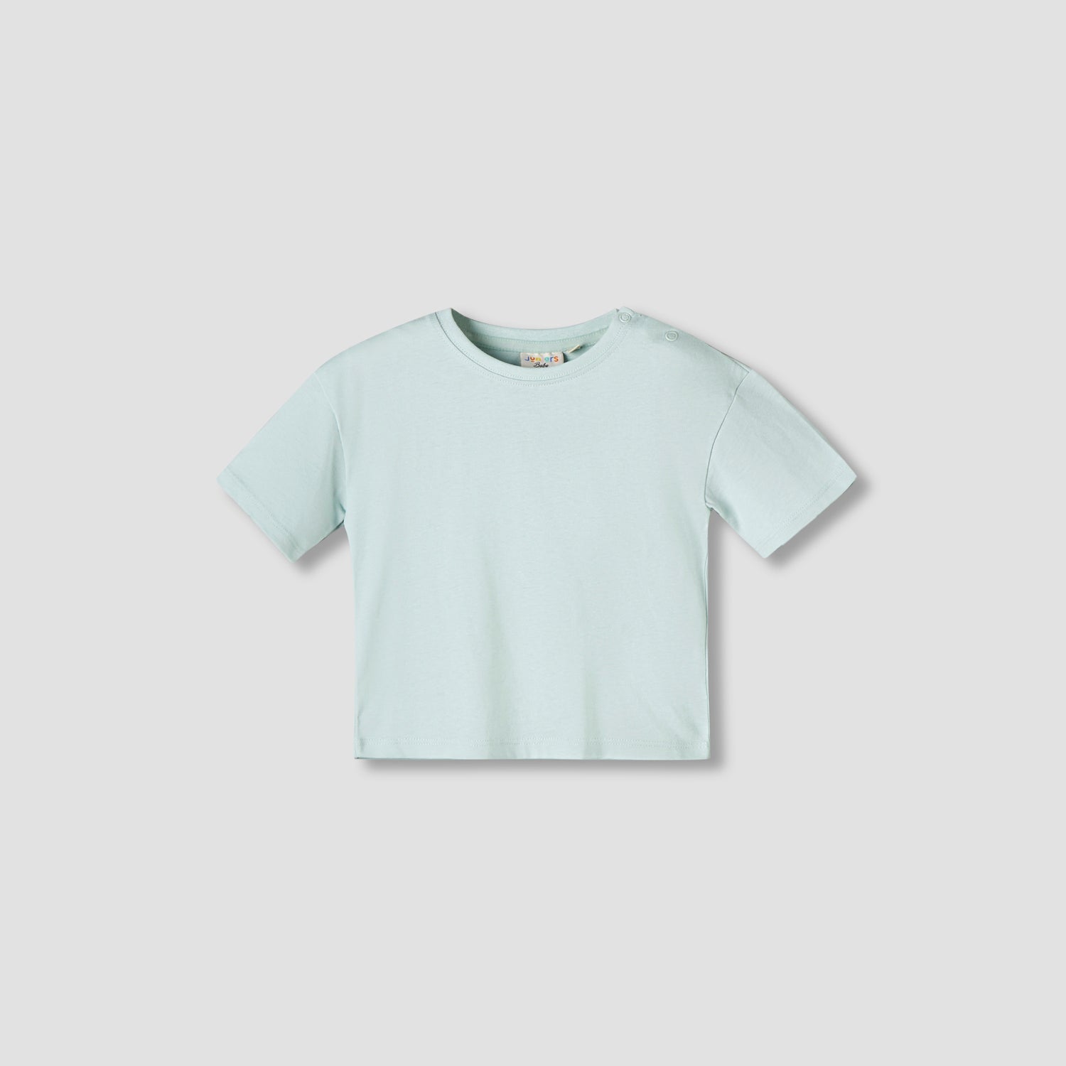 Juniors Round Neck Short Sleeve T-shirt and Dungaree Set with Cap