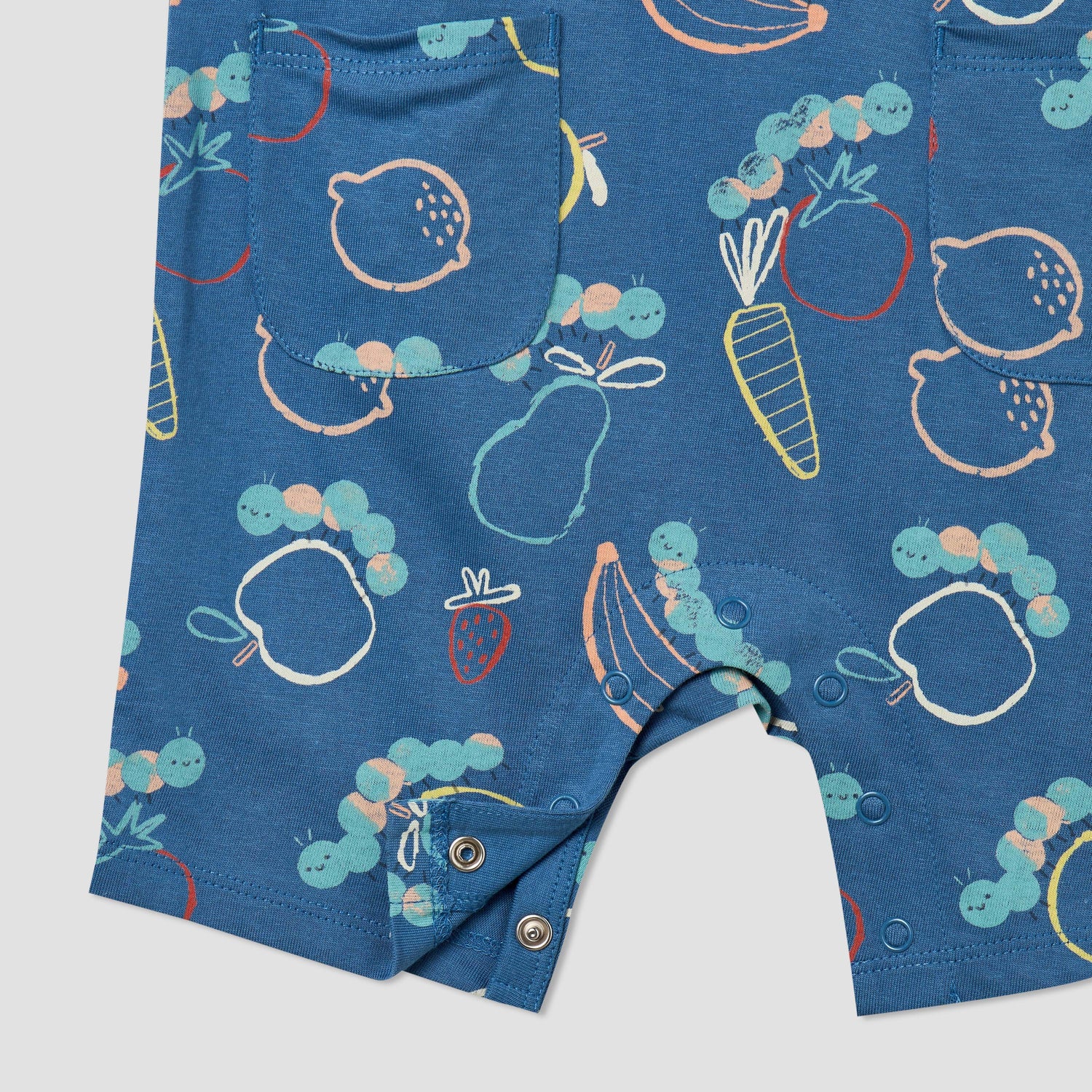 Pack of 2 Juniors Crew Neck Short Sleeves Romper with Fun Print