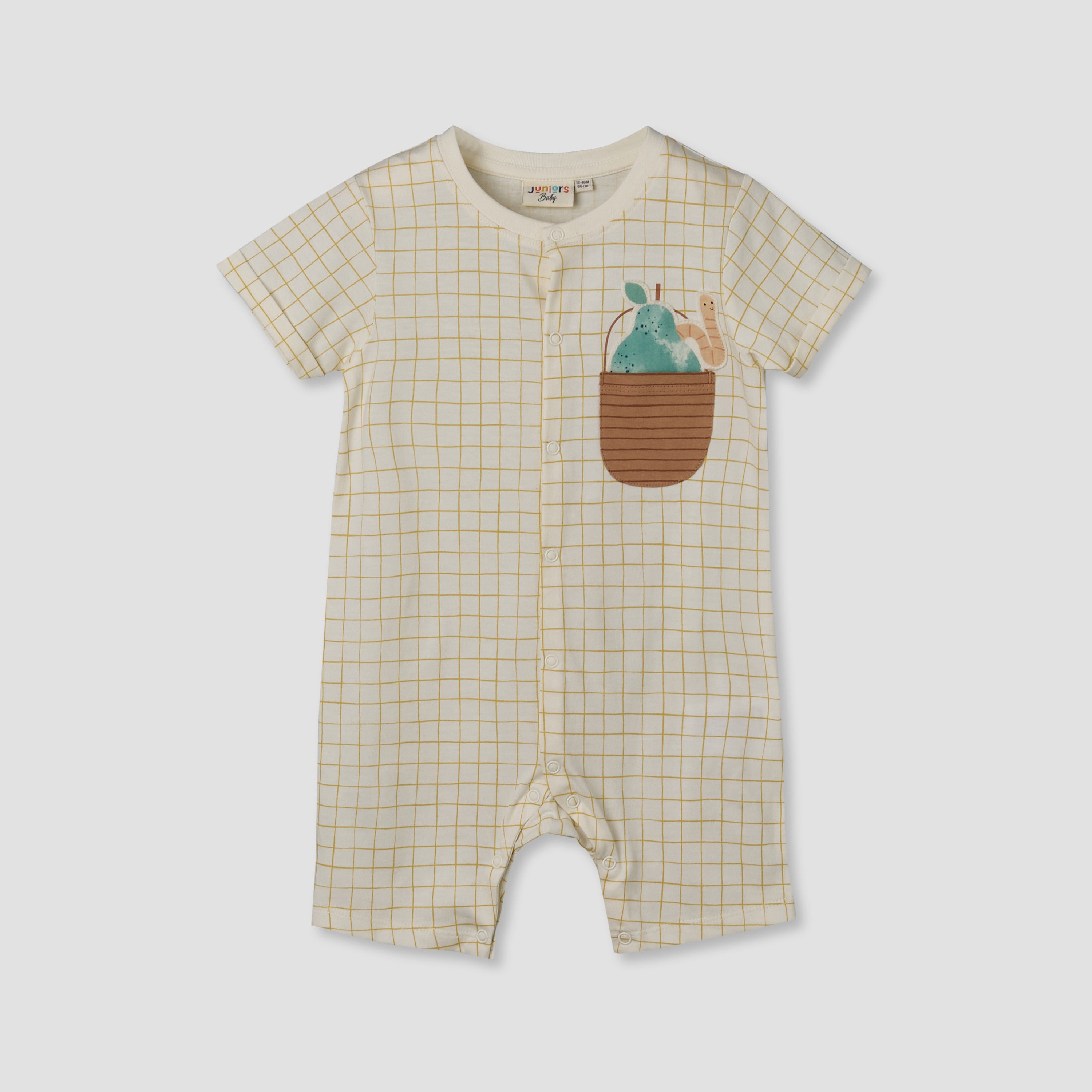 Pack of 2 Juniors Crew Neck Short Sleeves Romper with Fun Print