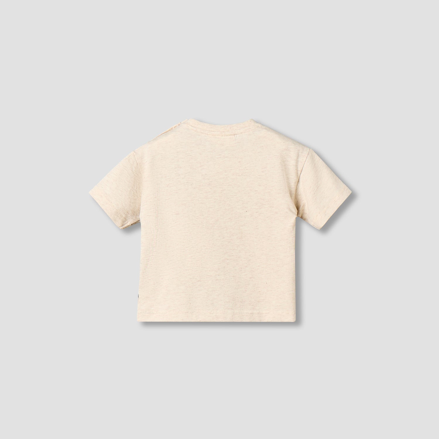 Juniors Crew Neck Short Sleeves T-shirt with Animal Applique