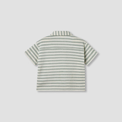 Juniors Short Sleeves Shirt with Stripes
