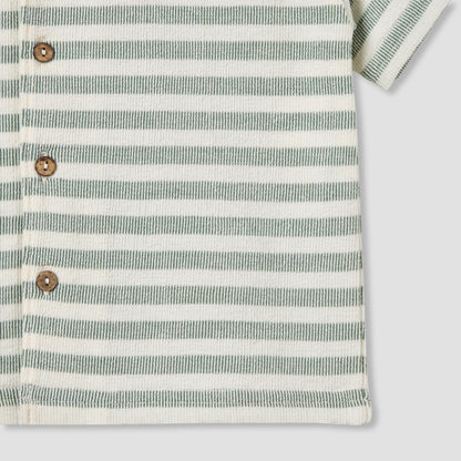 Juniors Short Sleeves Shirt with Stripes