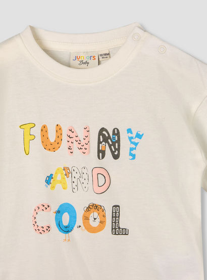 Juniors Crew Neck Short Sleeves T-shirt and Shorts Set with Graphic Print-baby-boys-clothing-setsandcoords-image-5