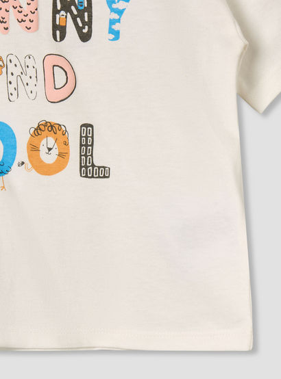 Juniors Crew Neck Short Sleeves T-shirt and Shorts Set with Graphic Print-baby-boys-clothing-setsandcoords-image-6