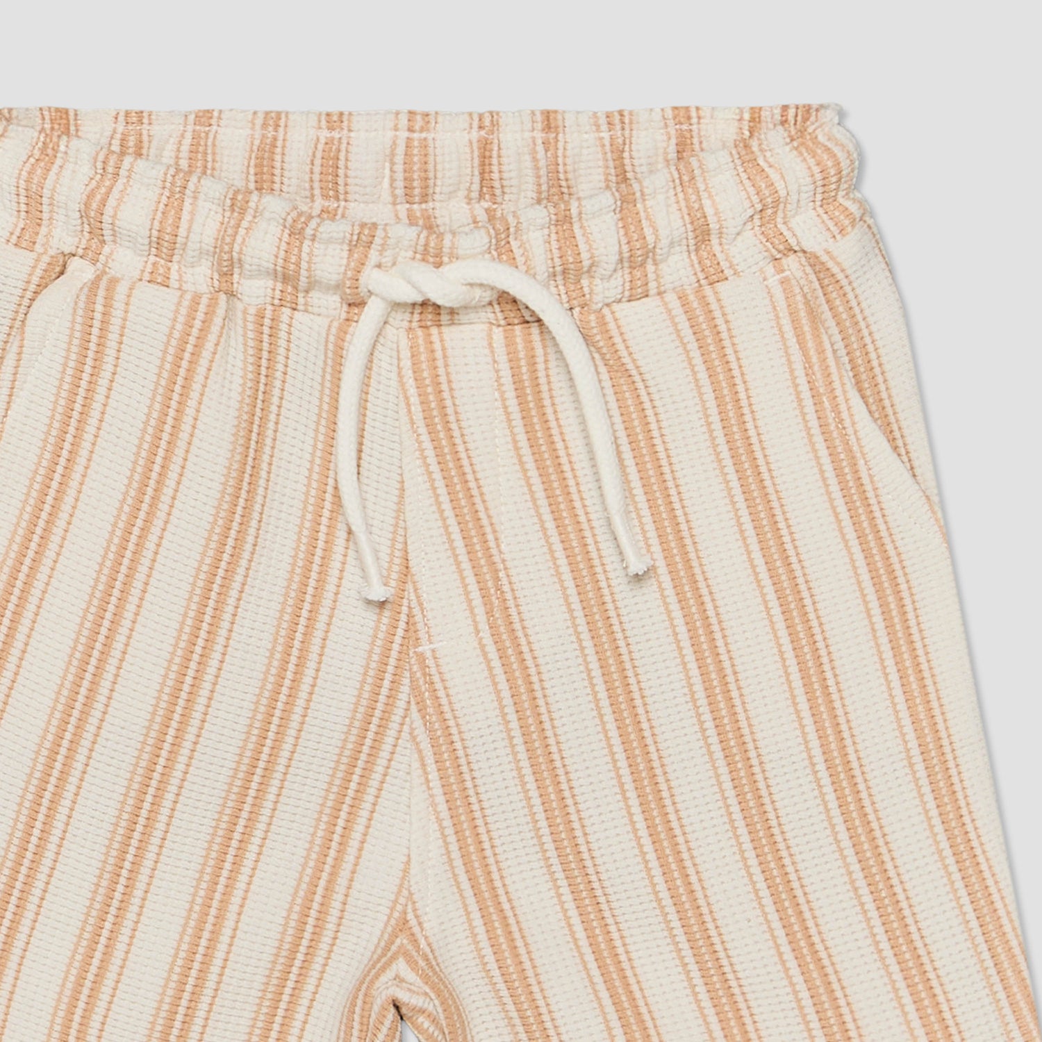 Juniors Crew Neck Short Sleeves T-shirt and Shorts Set with Stripes