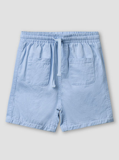 Juniors Collared Neck Short Sleeve Shirt and Shorts Set with Drawstring Closure-baby-boys-clothing-setsandcoords-image-4