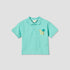 Juniors Collared Short Sleeves Polo T-shirt with Dinosaur Embroidery - Green / 12-18 mths