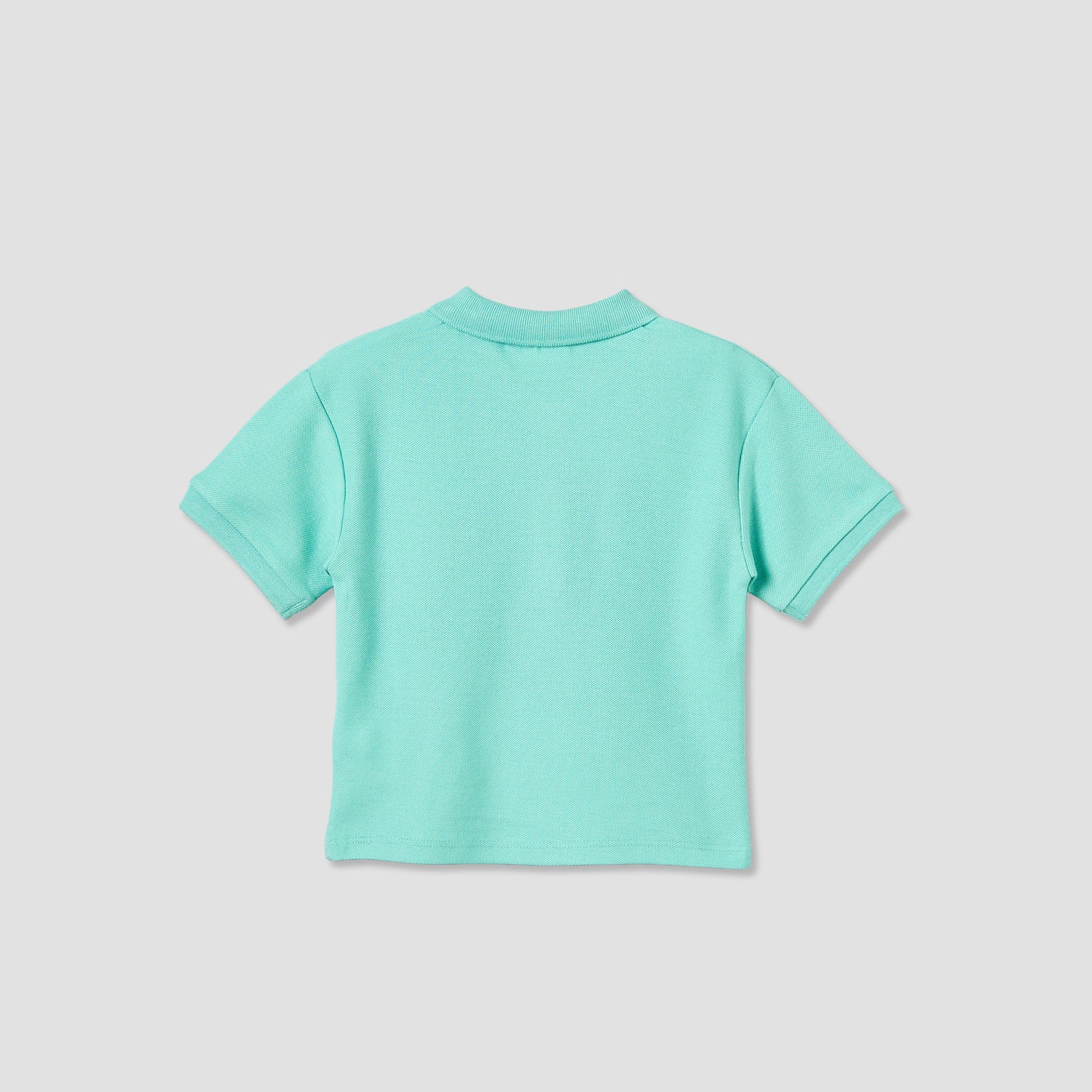Juniors Collared Short Sleeves Polo T-shirt with Dinosaur Embroidery
