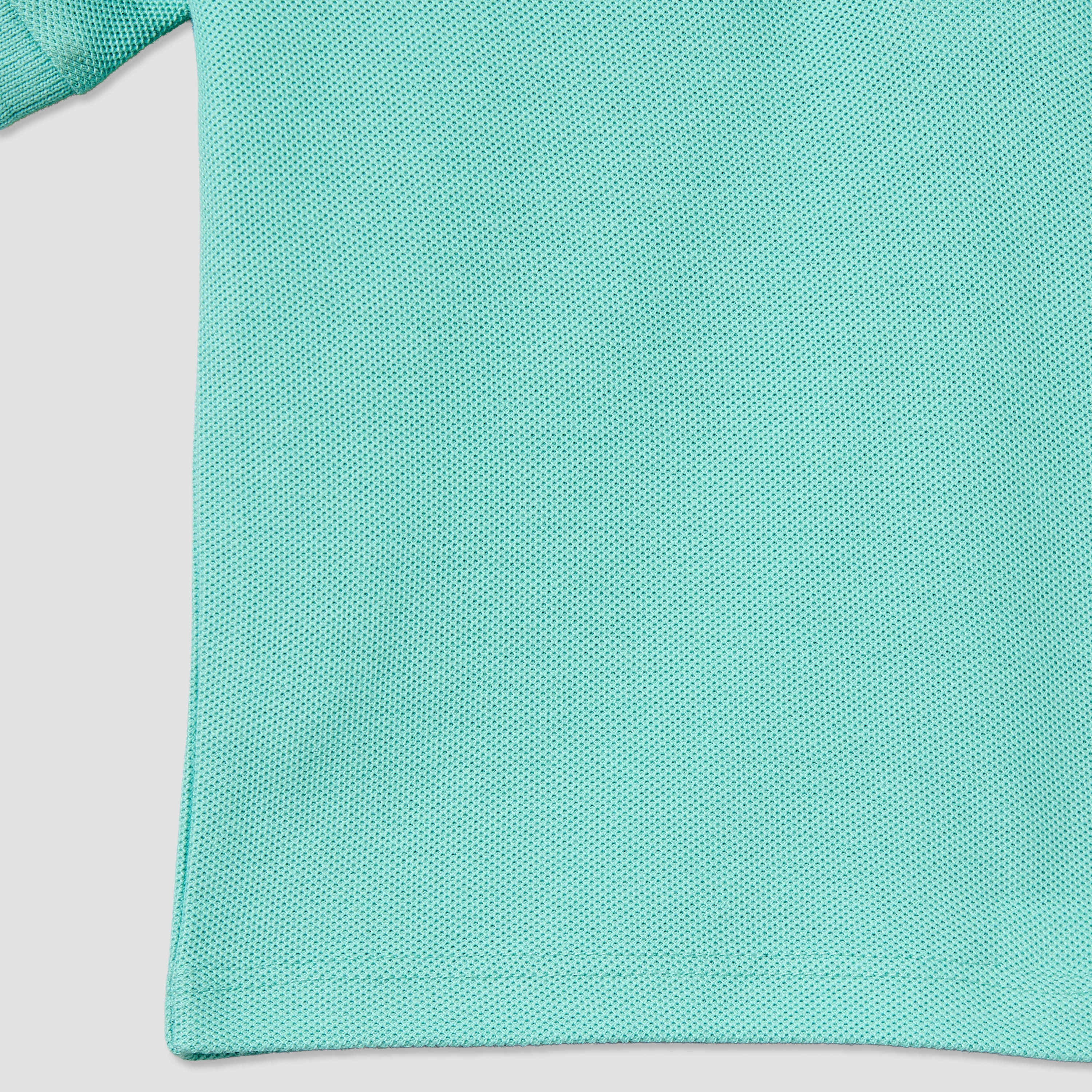 Juniors Collared Short Sleeves Polo T-shirt with Dinosaur Embroidery