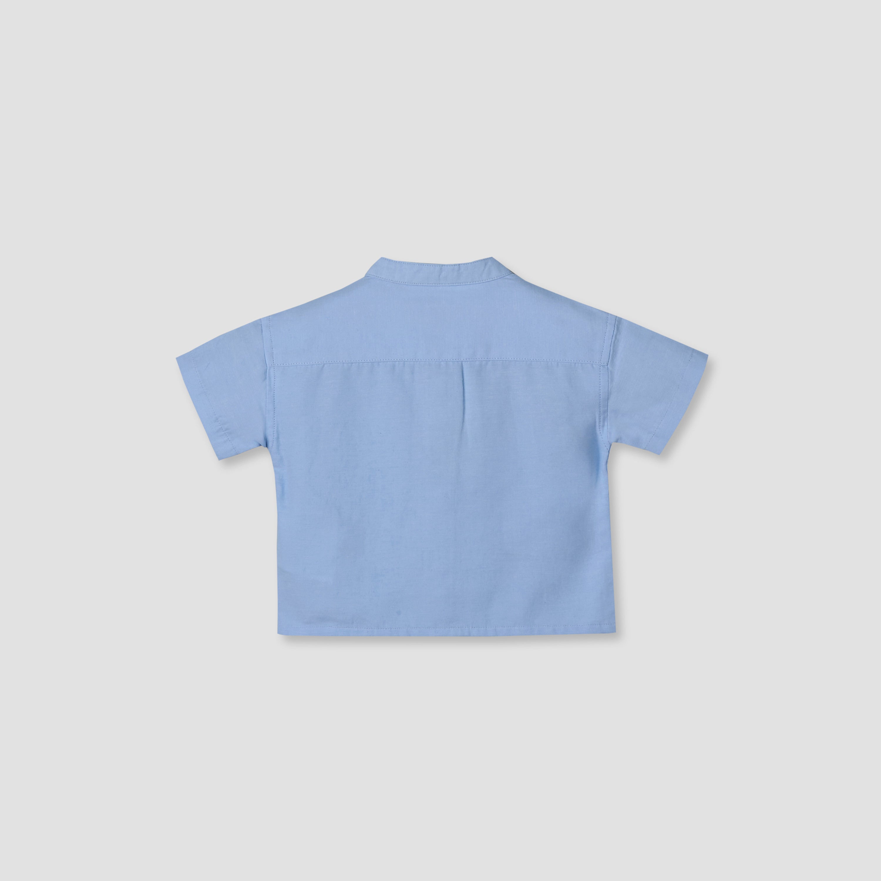 Juniors Short Sleeves Shirt with Embroidery