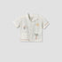 Juniors Short Sleeves Shirt with Embroidery - White / 12-18 mths