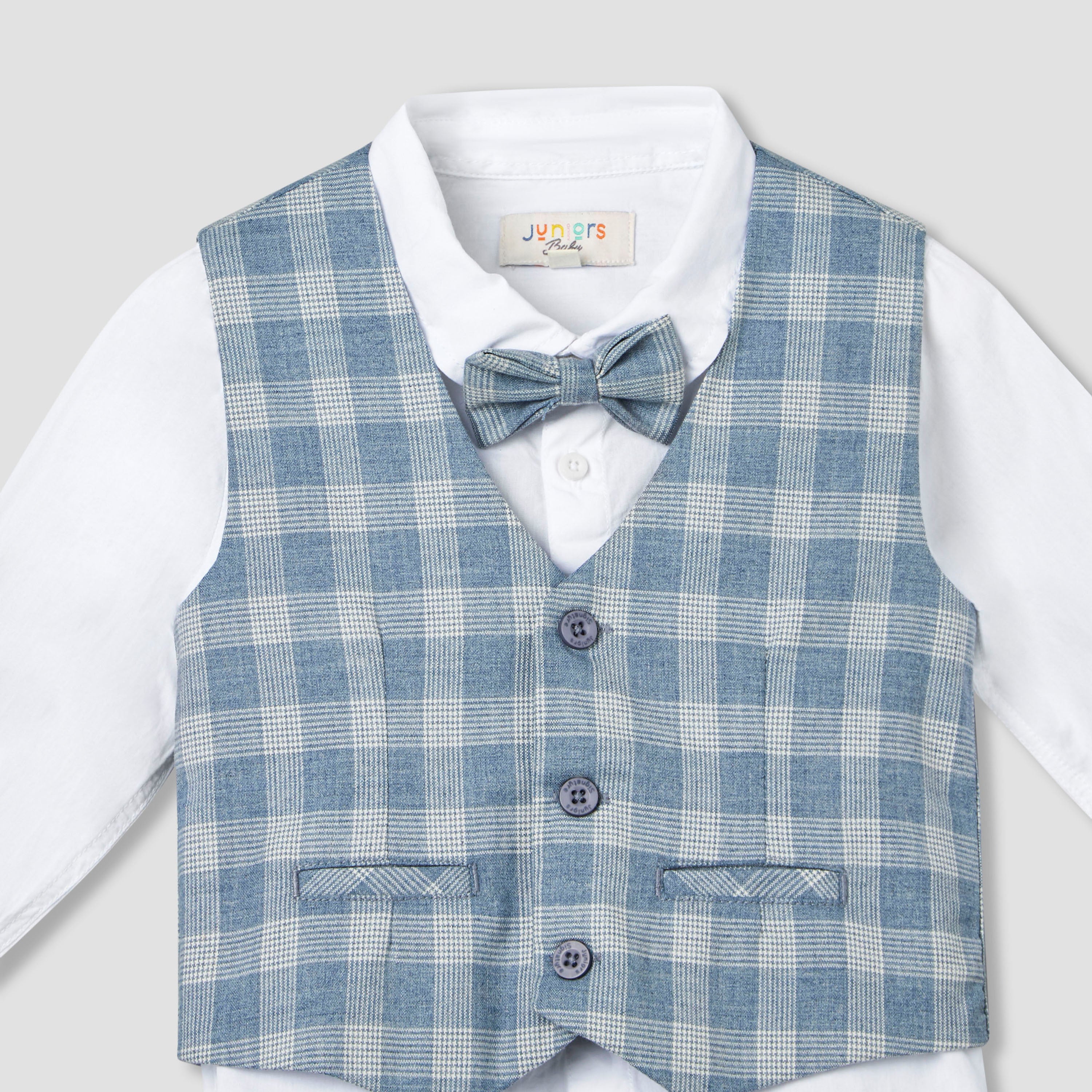 Set of 4 Juniors Clothing Gift Set with Checked Design
