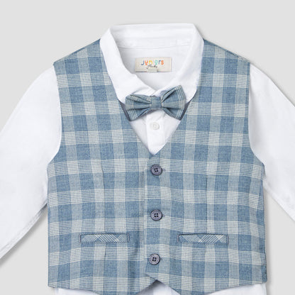 Set of 4 Juniors Clothing Gift Set with Checked Design