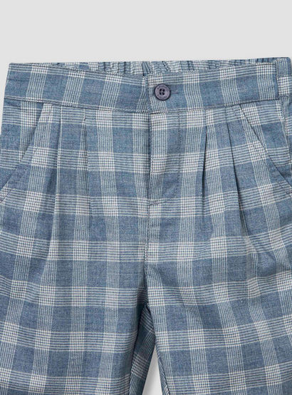 Set of 4 Juniors Clothing Gift Set with Checked Design-baby-boys-clothing-setsandcoords-image-7