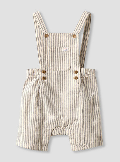 Juniors Collared Short Sleeves Shirt and Dungaree Set with Hat-baby-boys-clothing-setsandcoords-image-3