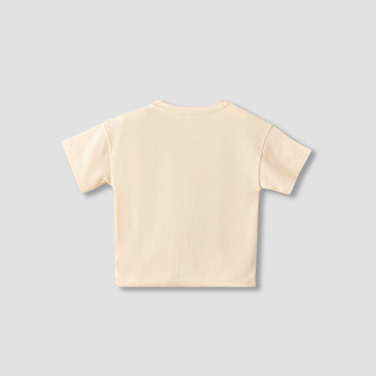 Giggles Crew Neck Short Sleeves T-shirt with Pocket