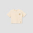 Giggles Crew Neck Short Sleeves T-shirt with Marine Print - White / 12-18 mths