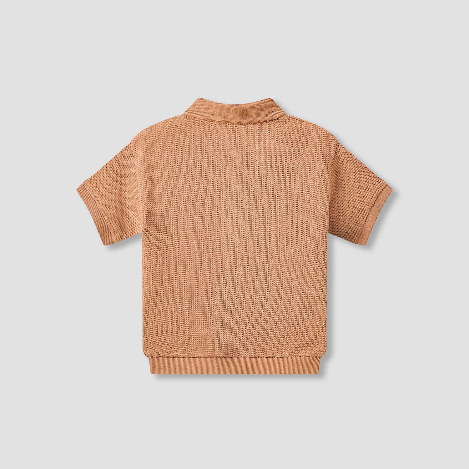 Giggles Collared Short Sleeve Polo T-shirt with Embroidery
