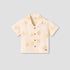 Giggles Short Sleeves Shirt with Embroidery - Peach / 12-18 mths