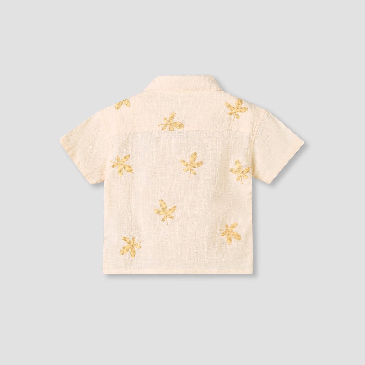 Giggles Short Sleeves Shirt with Embroidery