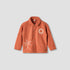 Giggles Boys Shirt with Embroidery - Cotton - Long Sleeves - Orange / 12-18 mths