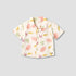Giggles Short Sleeve Shirt with Leaf Print