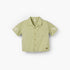 Giggles Short Sleeves Shirt with Leaf Embroidery