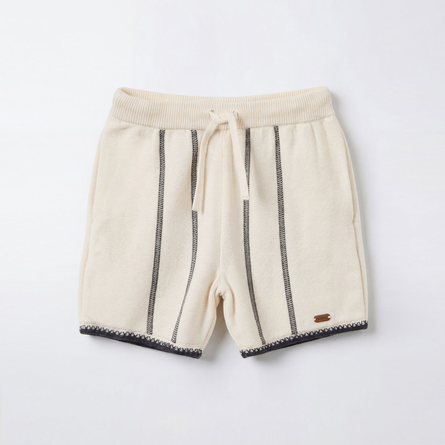 Giggles Camp Collar Short Sleeves Shirt and Shorts Set with Stripes