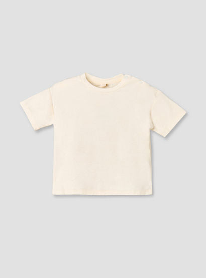 Giggles Crew Neck Short Sleeves T-shirt and Dungaree Set with Snap Button Closure-baby-boys-clothing-setsandcoords-image-6