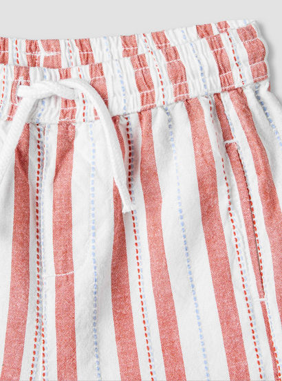 Giggles Collared Short Sleeve Shirt and Shorts Set with Stripes-baby-boys-clothing-setsandcoords-image-7