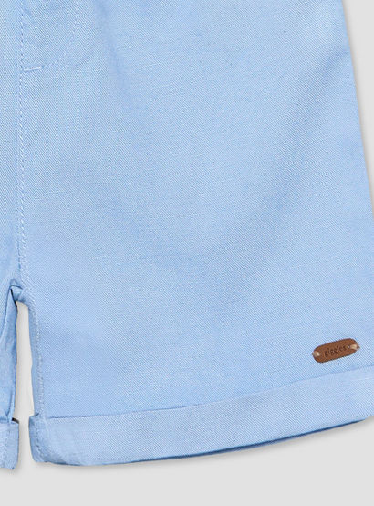 Giggles Camp Collar Short Sleeves Shirt and Shorts Set with Solid Design-baby-boys-clothing-setsandcoords-image-8
