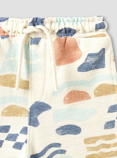 Giggles Collared Short Sleeves Shirt and Shorts Set with Abstract Print-baby-boys-clothing-setsandcoords-image-9