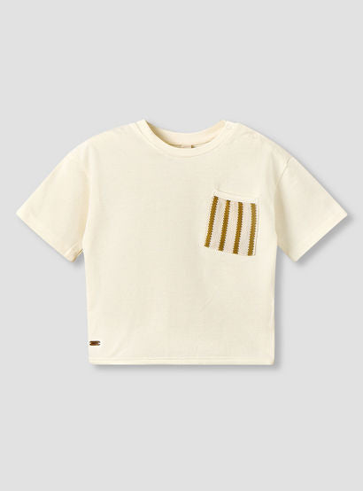 Giggles Crew Neck Short Sleeve T-shirt and Shorts Set with Button Closure-baby-boys-clothing-setsandcoords-image-2