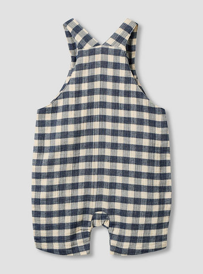 Giggles Collared Short Sleeve Top and Dungaree Set with Button Closure-baby-boys-clothing-setsandcoords-image-6
