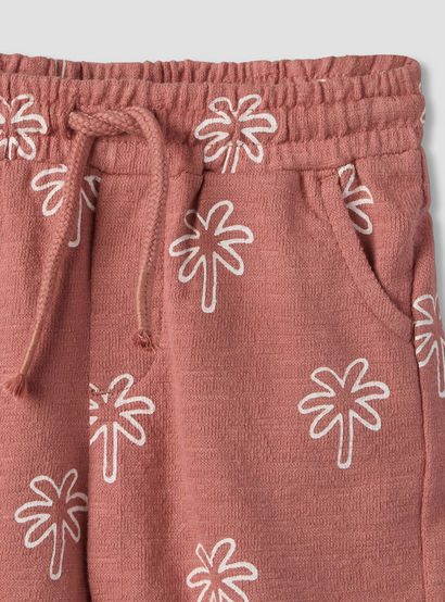 Giggles Collared Short Sleeves Polo T-shirt and Shorts Set with Palm Tree Print-baby-boys-clothing-setsandcoords-image-9