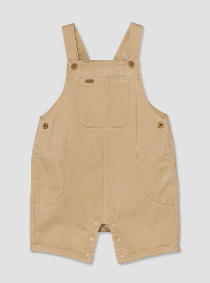 Giggles Crew Neck Short Sleeves T-shirt and Dungaree Set with Pockets-baby-boys-clothing-setsandcoords-image-3