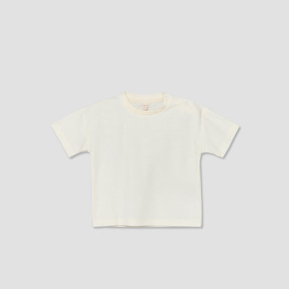 Giggles Crew Neck Short Sleeves T-shirt and Dungaree Set with Pockets