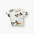 Disney Crew Neck Short Sleeves T-shirt with Mickey Mouse Print - White / 12-18 mths