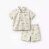 Disney Collared Short Sleeves Polo T-shirt and Shorts Set with Winnie the Pooh Print