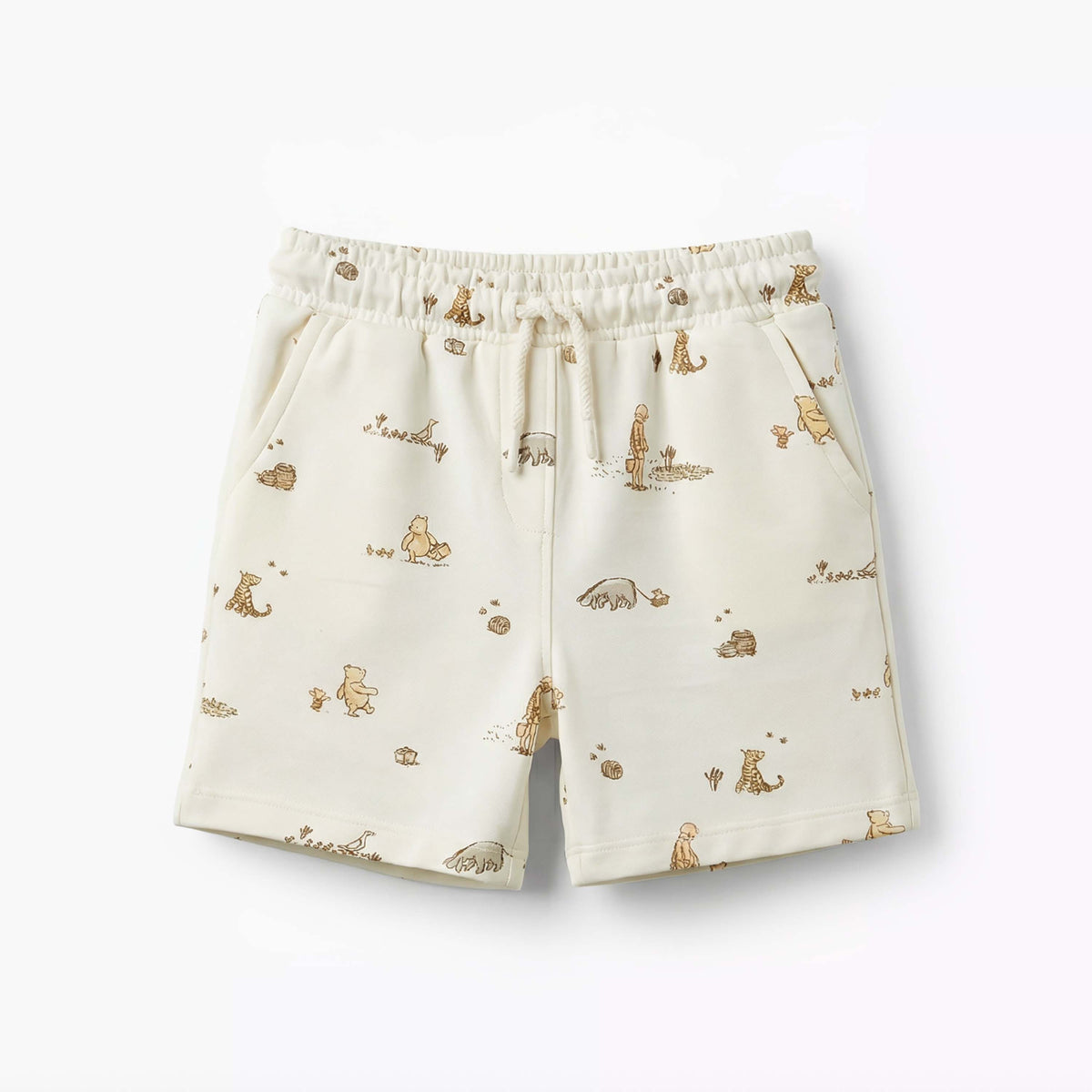 Disney Collared Short Sleeves Polo T-shirt and Shorts Set with Winnie the Pooh Print