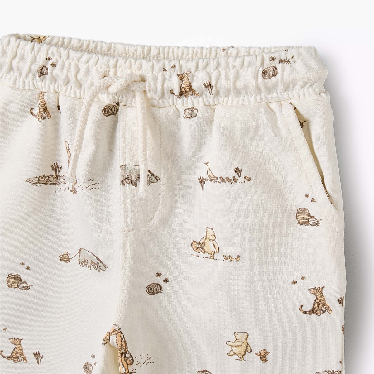 Disney Collared Short Sleeves Polo T-shirt and Shorts Set with Winnie the Pooh Print