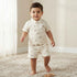 Disney Collared Short Sleeves Polo T-shirt and Shorts Set with Winnie the Pooh Print - Multicolour / 12-18 mths