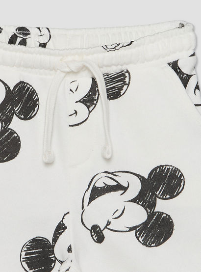 Disney Crew Neck Short Sleeves T-shirt and Shorts Set with Mickey Mouse Print-baby-boys-clothing-setsandcoords-image-7