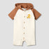 Disney Hooded Short Sleeves Romper with Simba Print - Cream / 12-18 mths