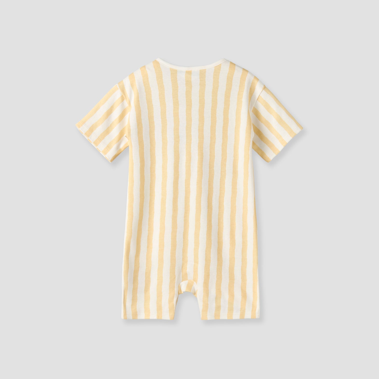 Pack of 2 Disney Round Neck Short Sleeve Romper with Snap Button Closure