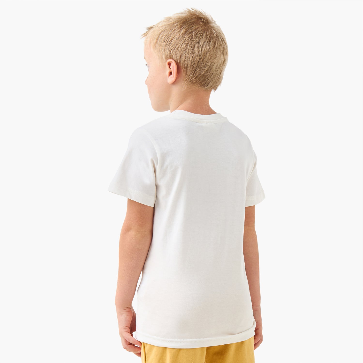 Juniors Crew Neck Short Sleeves T-shirt with Dino Print