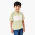 Juniors Collared Short Sleeves Polo T-shirt with Colourblock Design - Green / 1-2 yrs