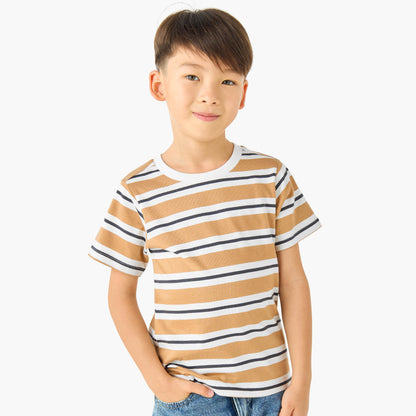 Pack of 2 Juniors Crew Neck Short Sleeves T-shirt with Assorted Print