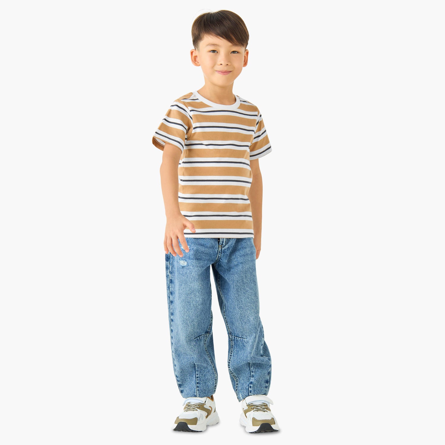 Pack of 2 Juniors Crew Neck Short Sleeves T-shirt with Assorted Print