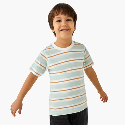 Pack of 2 Juniors Crew Neck Short Sleeves T-shirt with Assorted Print